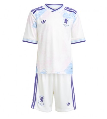 Aston Villa Harvey Elliott #9 Tredjetrøje Børn 2025-26 Kortærmet (+ Korte bukser)